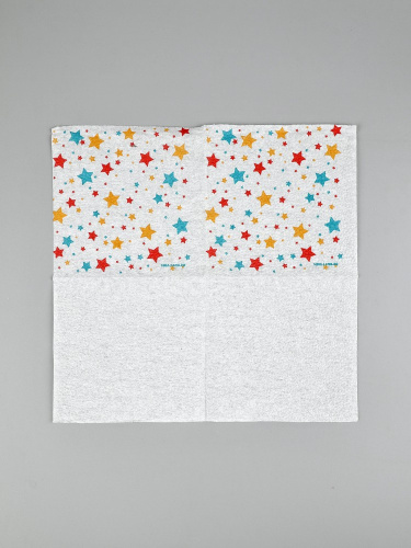 Салфетки бумажные  50шт. 24х24см однослойные Звезды Страна Карнавалия 10892632