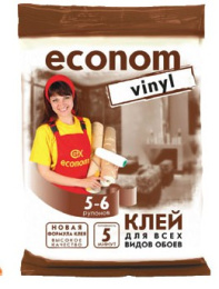 Клей обойный Econom винил 200г Econom
