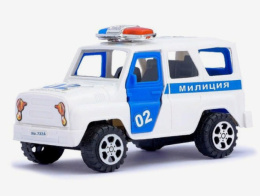 Машина инерционная пластиковая Милиция, открываются двери, в пакете 520471