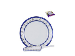 Набор для торта фарфоровый 2 предмета (блюдо 300мм + лопатка) Венера Тания, в п/у Guterwahl 114-19021