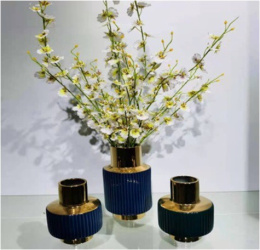 Ваза для цветов керамическая 13х13х19см РД25249