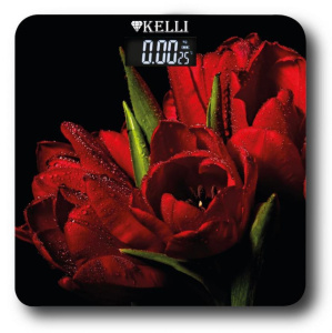 Весы напольные электронные стеклянные, до 180кг Kelli KL- 1520