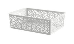 Корзина универсальная пластиковая  2,0л 23х16х7см Linden светло-серый IDIland 221313121/03