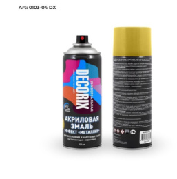 Эмаль аэрозольная 520мл металлик золото Decorix М304/ 0103-04 DX