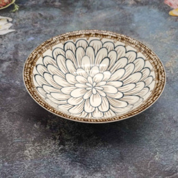 Тарелка керамическая глубокая 200мм с узором Arabesque Радужный Дом РД84588