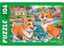 Пазлы  104 элемента Забавные корги №2 П104-6504