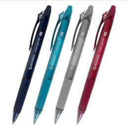 Ручка Пиши-Стирай гелевая автоматическая Brauberg X-Erase RT Morandi Color, синяя, 0,7мм 144425