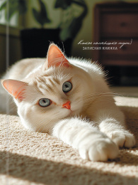 Книжка записная А5 160 листов Милые коты 5, книжный переплет 160-9422