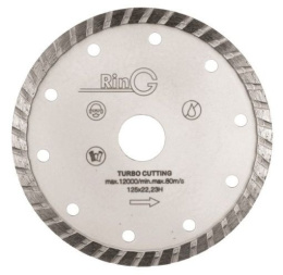 Диск алмазный Ring ТУРБО 125х7х2,1х22,2 мм 247237