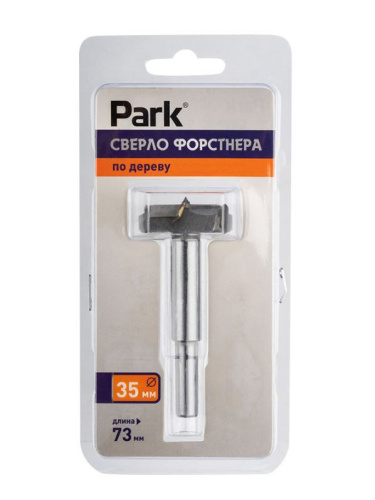 Сверло по дереву 35х73мм Форстнера, цилиндрический хвостовик Park 107349