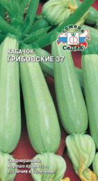Кабачок Грибовские 37   2г цветной пакет Седек