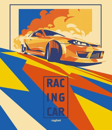 Тетрадь  48 листов Спорткар С3614-43