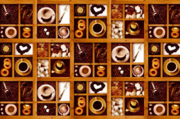 Клеенка столовая на тканевой основе ТВ 1,30х25м коричневый Колорит 304/10