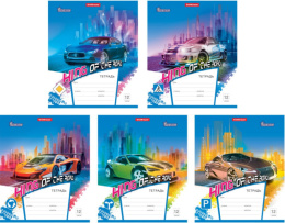 Тетрадь  12 листов клетка ErichKrause Автосияние 39895