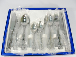 Набор столовых приборов из нержавеющей стали 24 предм. М3 Тройка в коробке Павловский завод им. Кирова СН-12/53