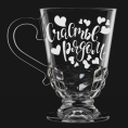 Кружка стеклянная 300мл Счастье рядом Декостек 211-Г