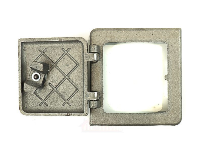 Печная дверка поддувальная чугунная 15х16см Бежецкий ЛМЗ ДП-1