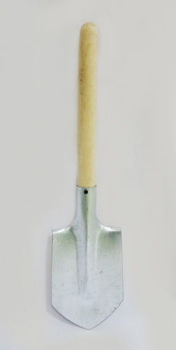 Лопата автомобильная оцинкованая ЛА деревянный черенок