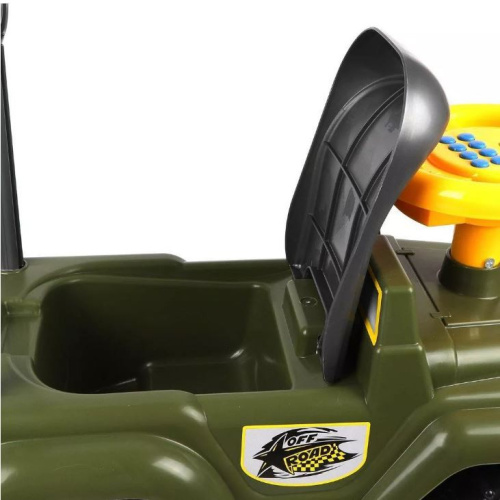 Каталка-Машинка Джип, музыкальный руль Совтехстром У868