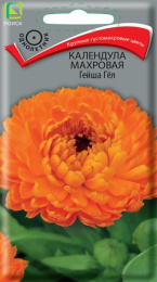 Календула Гейша Гёл махровая 1г цветной пакет Поиск