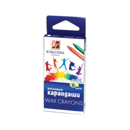 Мелки восковые  6 цветов Луч Классика 12С 860-08
