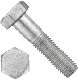 Болт с ш/г с непол.рез. 12х55 DIN 931 кл.пр. 10.9 оц. 931-1255109ц