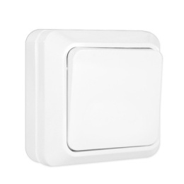 Выключатель для открытой установки Олимп 1 клавиша 10А, белый UNIVersal О0021