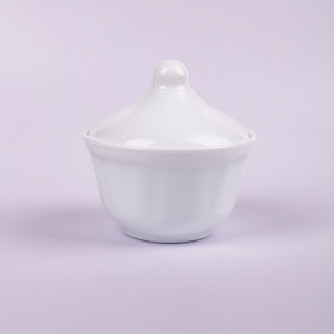 Сахарница стеклокерамическая 300мл белый Pars Opal PO-840T