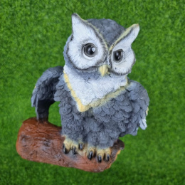 Фигурка садовая из полистоуна Навес: Филин на ветке 20х10х23см ТулаСад 567