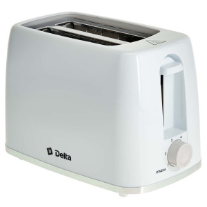 Тостер 650Вт, 6 режимов, белый Delta DL-6901
