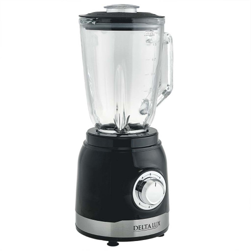 Блендер стационарный с чашей 1300Вт, черный Delta lux DE-7301