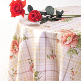 Клеенка столовая на нетканой основе 1,35х25м Grace NM-155-2