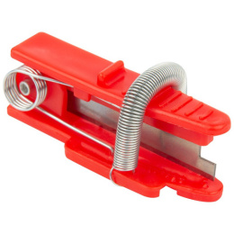 Секатор-мини садовый пружинный 10х5х2,5см, пластик+металл, красный Park 333744