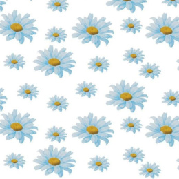 Клеенка столовая без основы Декор ТВ 1,2х50м Ромашки Колорит 0-00\14-01