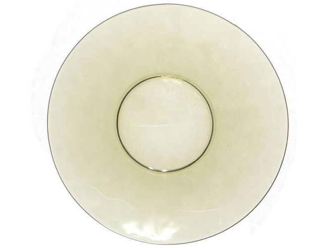 Блюдце стеклянное Basilico 160мм дымка Ca del Vetro 62063-01