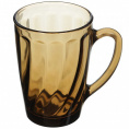 Кружка стеклянная 300мл Elica дымка Ca del Vetro 62059-01