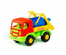 Машина пластиковая Тема Коммунальная спецмашина 16х8х10см, в сетке Полесье 61137