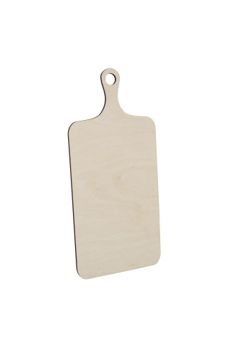 Доска разделочная из фанеры без рисунка 370х170мм Мирхозторг 1235