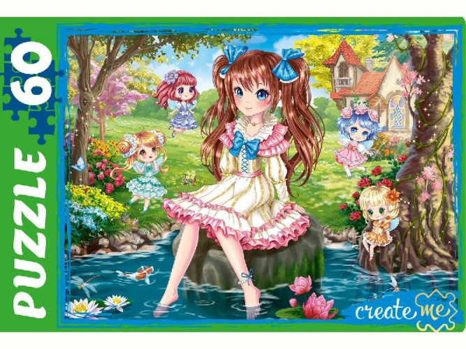 Пазлы   60 элементов Лесные феи П60-0698