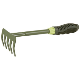 Грабельки прямые 5-зубые пластиковый 2013, фиберглассовый черенок Park 270241