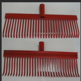 Грабли веерные пластинчатые 30 зубьев металлические универсальные без черенка