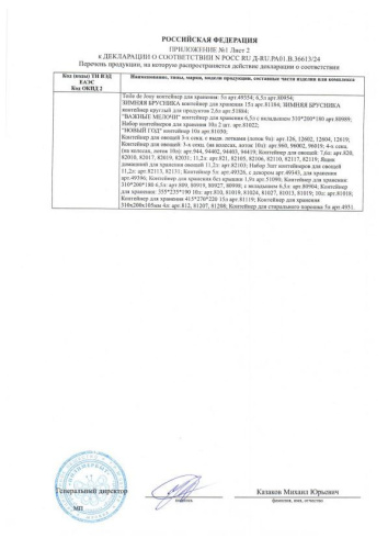 Контейнер для СВЧ пластиковый 1,5л квадратный Лайт Полимербыт С543