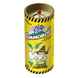 Шашка дымовая инсектицидная Дымовой 120г для уничтожения насекомых в помещениях, в природных зонах отдыха, туризма и охоты Капитал-Прок 1008949