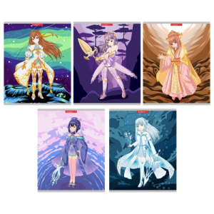 Тетрадь  48 листов Воительницы 13069/5