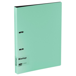 Папка на 2-х кольцах Berlingo Instinct 700мкм, корешок 35мм, D-кольца, с внутренним карманом, мятный RB4_2D520
