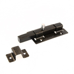 Задвижка дверная Секрет ЗД-06, квадратный ригель, бронза Секрет 10365