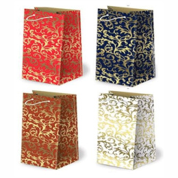 Пакет подарочный бумажный 18х23х8см Devente Glamour с объемными деталями 9041209