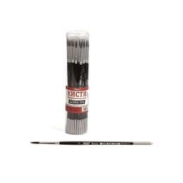 Кисть № 3 белка круглая, Hatber KSk_03010