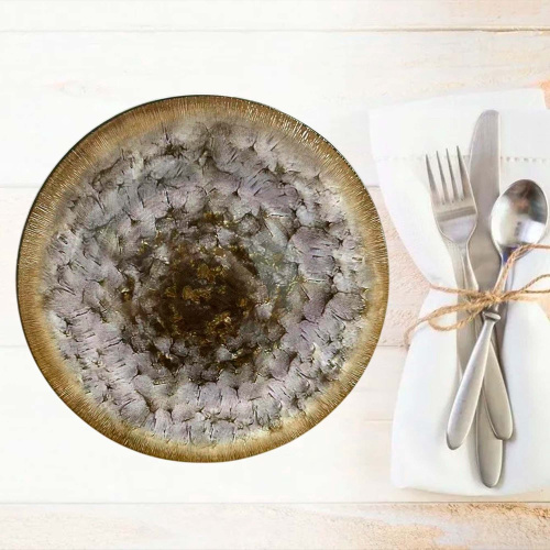 Тарелка керамическая мелкая 270мм Сафари Радужный Дом РД22185