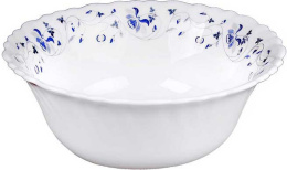 Салатник стеклокерамический 150мм/500мл Синяя вуаль Коралл LHW60-1059